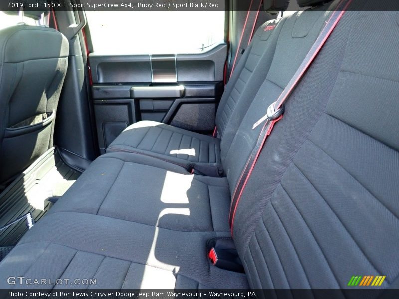 Ruby Red / Sport Black/Red 2019 Ford F150 XLT Sport SuperCrew 4x4
