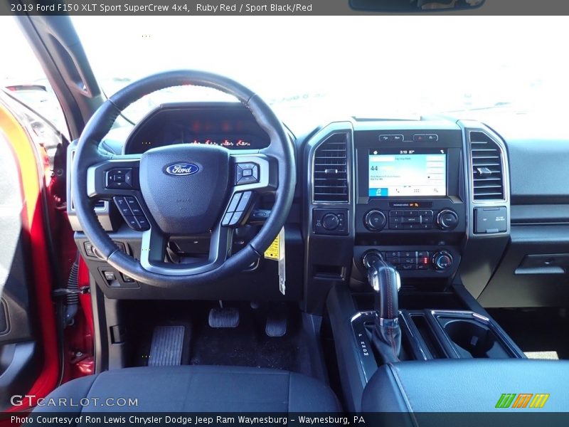 Ruby Red / Sport Black/Red 2019 Ford F150 XLT Sport SuperCrew 4x4