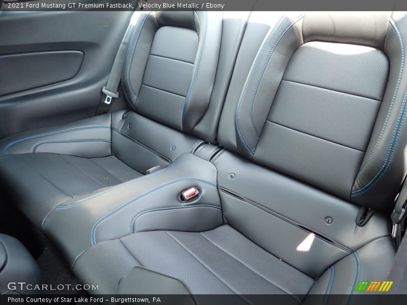 Rear Seat of 2021 Mustang GT Premium Fastback