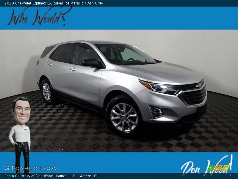 Silver Ice Metallic / Ash Gray 2020 Chevrolet Equinox LS