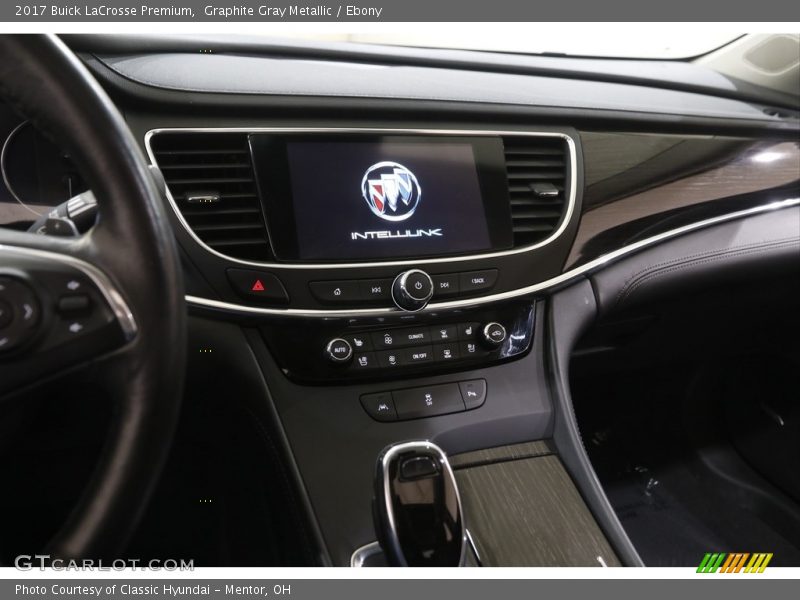 Graphite Gray Metallic / Ebony 2017 Buick LaCrosse Premium