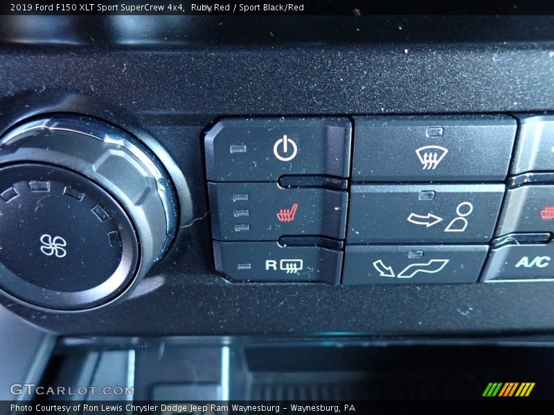 Ruby Red / Sport Black/Red 2019 Ford F150 XLT Sport SuperCrew 4x4