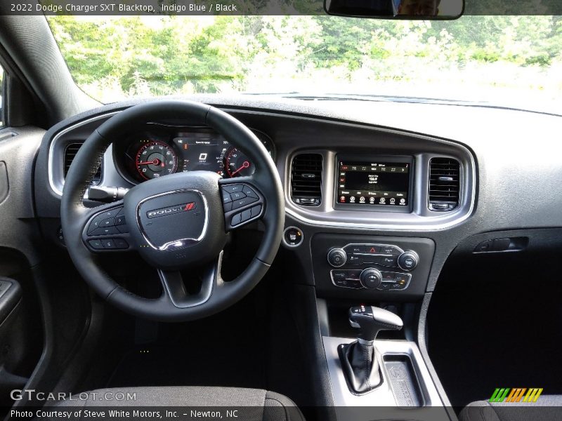 Indigo Blue / Black 2022 Dodge Charger SXT Blacktop