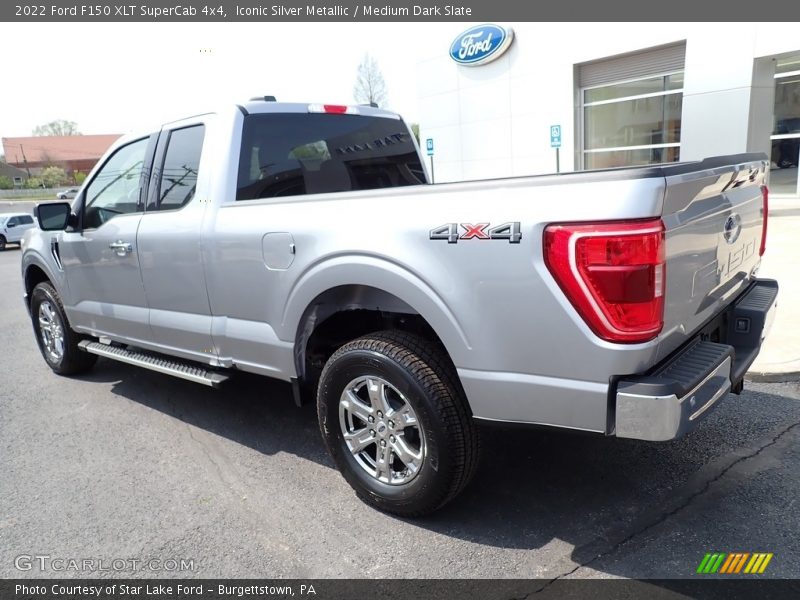 Iconic Silver Metallic / Medium Dark Slate 2022 Ford F150 XLT SuperCab 4x4