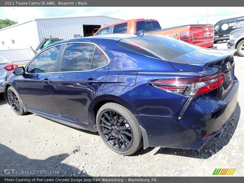 Blueprint / Black 2021 Toyota Camry SE AWD