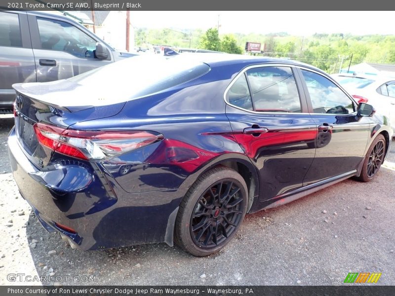 Blueprint / Black 2021 Toyota Camry SE AWD