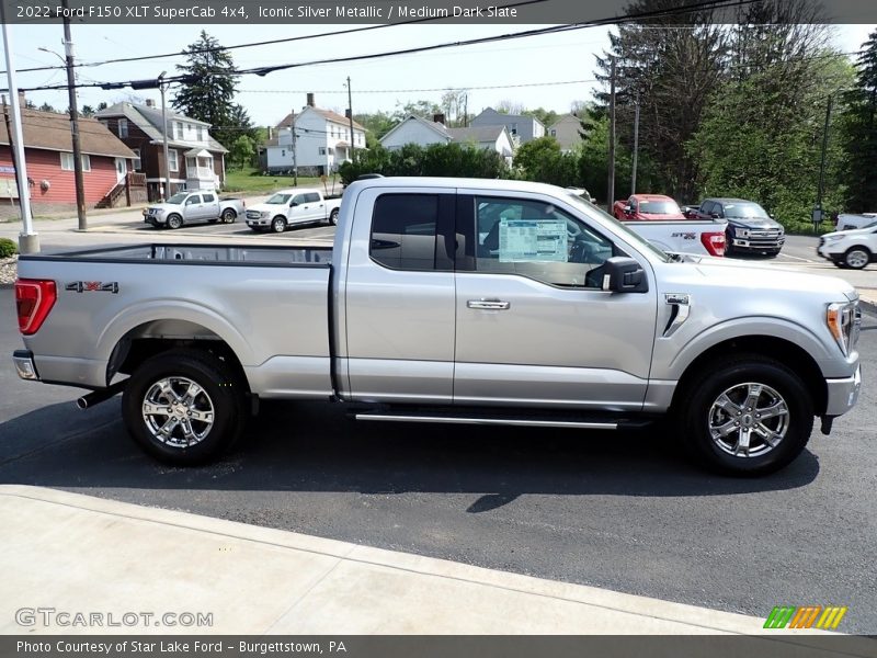  2022 F150 XLT SuperCab 4x4 Iconic Silver Metallic