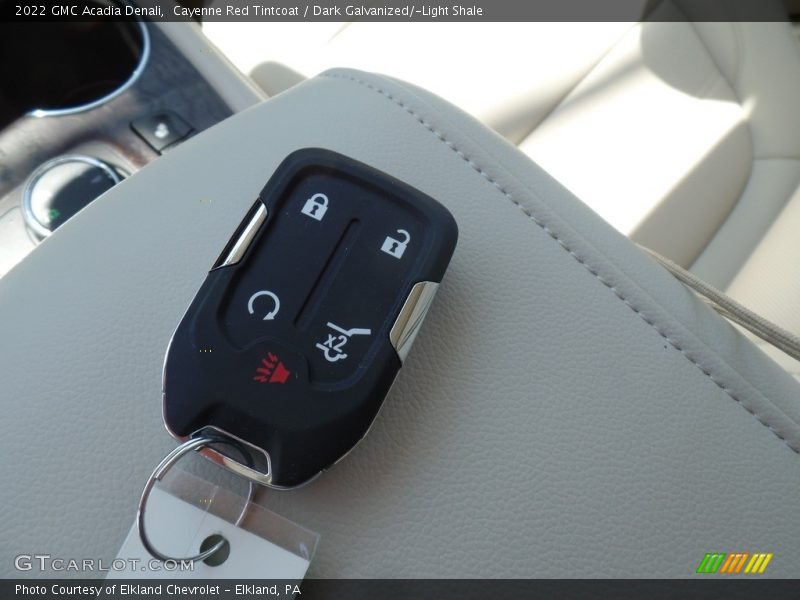 Cayenne Red Tintcoat / Dark Galvanized/­Light Shale 2022 GMC Acadia Denali