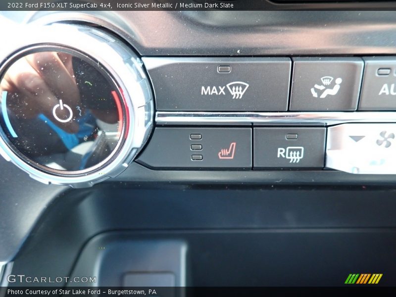 Iconic Silver Metallic / Medium Dark Slate 2022 Ford F150 XLT SuperCab 4x4