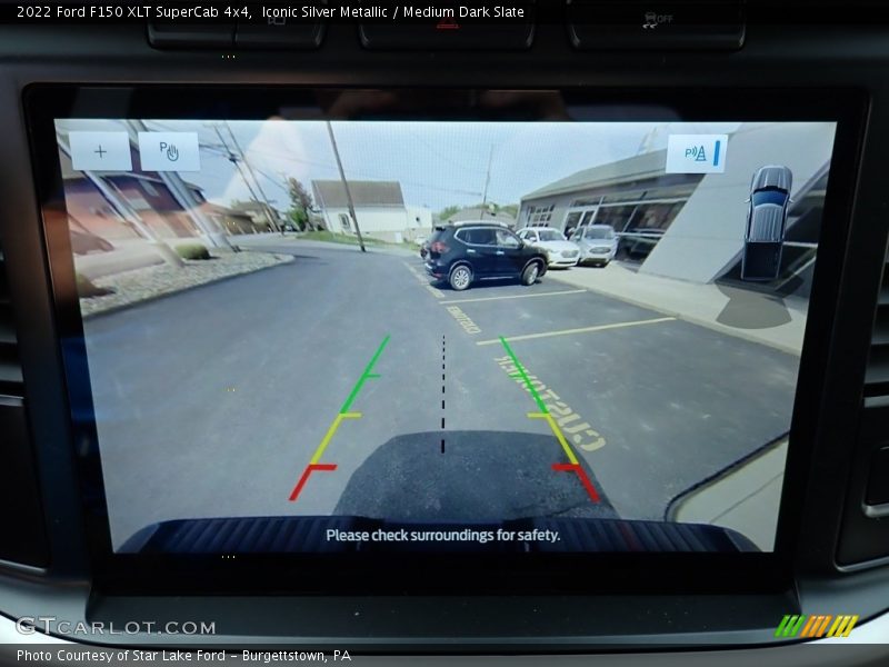 Iconic Silver Metallic / Medium Dark Slate 2022 Ford F150 XLT SuperCab 4x4