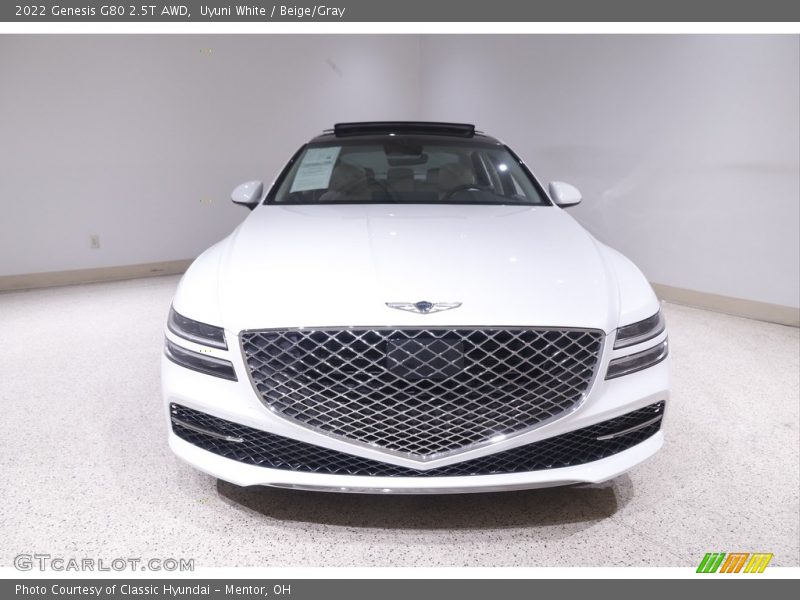  2022 G80 2.5T AWD Uyuni White