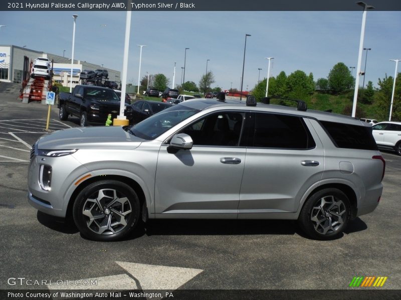 Typhoon Silver / Black 2021 Hyundai Palisade Calligraphy AWD