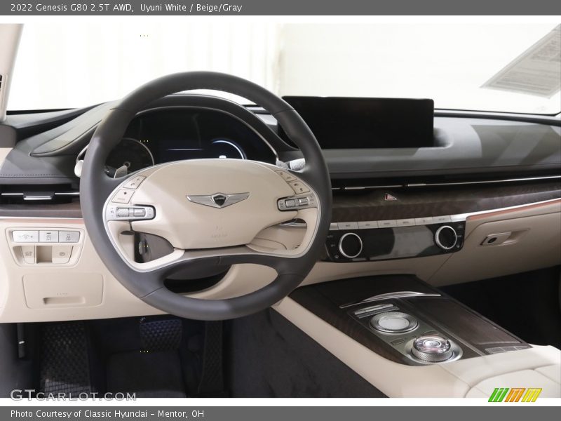 Dashboard of 2022 G80 2.5T AWD