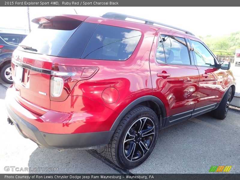 Ruby Red / Sport Charcoal Black 2015 Ford Explorer Sport 4WD