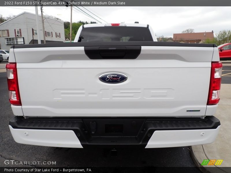 Oxford White / Medium Dark Slate 2022 Ford F150 STX SuperCab 4x4