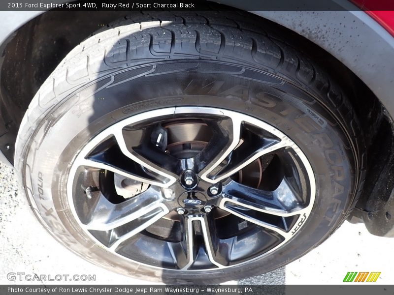 Ruby Red / Sport Charcoal Black 2015 Ford Explorer Sport 4WD