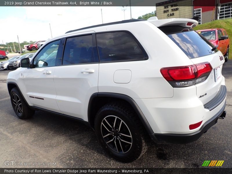 Bright White / Black 2019 Jeep Grand Cherokee Trailhawk 4x4