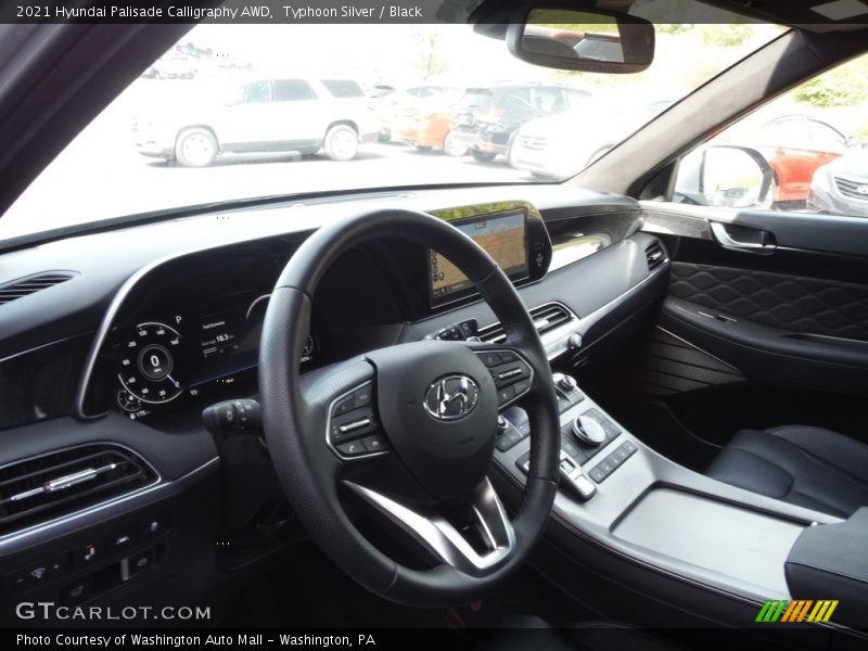 Typhoon Silver / Black 2021 Hyundai Palisade Calligraphy AWD