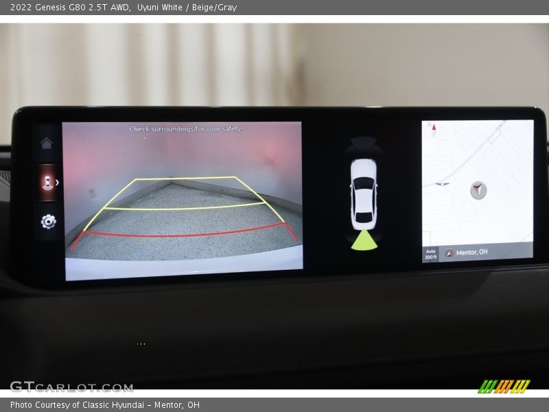Controls of 2022 G80 2.5T AWD