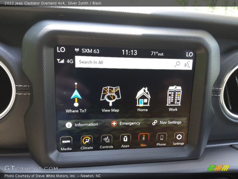 Silver Zynith / Black 2022 Jeep Gladiator Overland 4x4