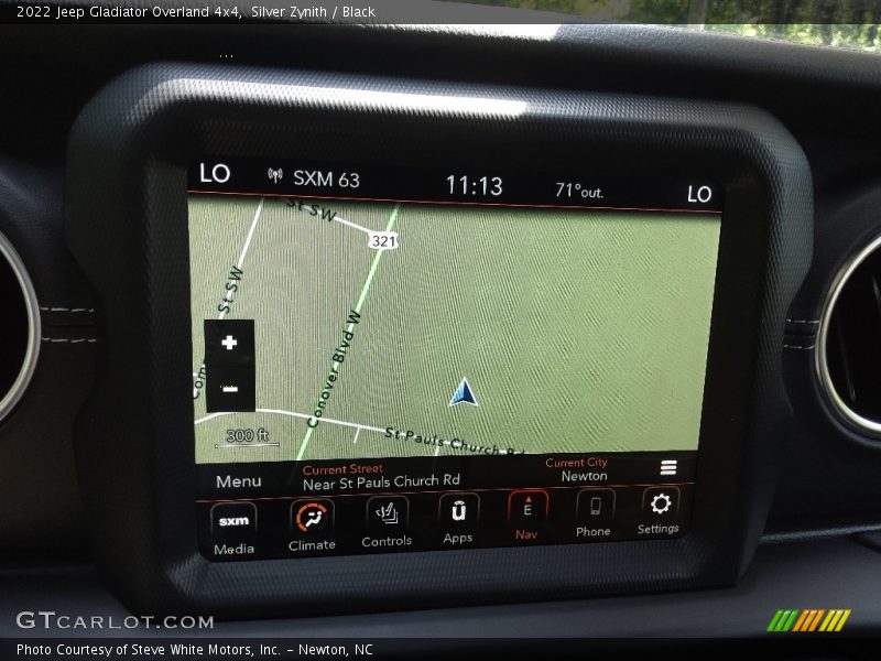 Silver Zynith / Black 2022 Jeep Gladiator Overland 4x4