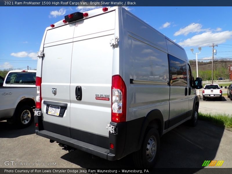 Bright Silver Metallic / Black 2021 Ram ProMaster 1500 High Roof Cargo Van
