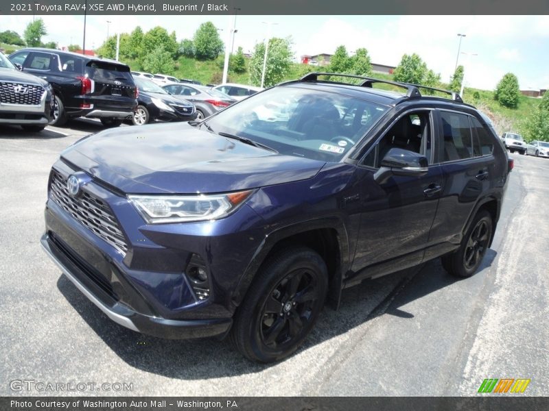 Blueprint / Black 2021 Toyota RAV4 XSE AWD Hybrid