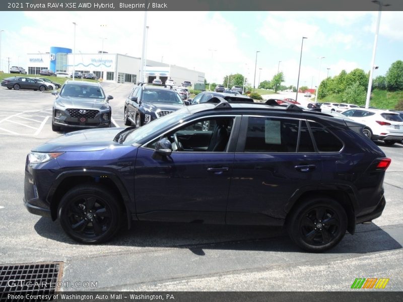 Blueprint / Black 2021 Toyota RAV4 XSE AWD Hybrid