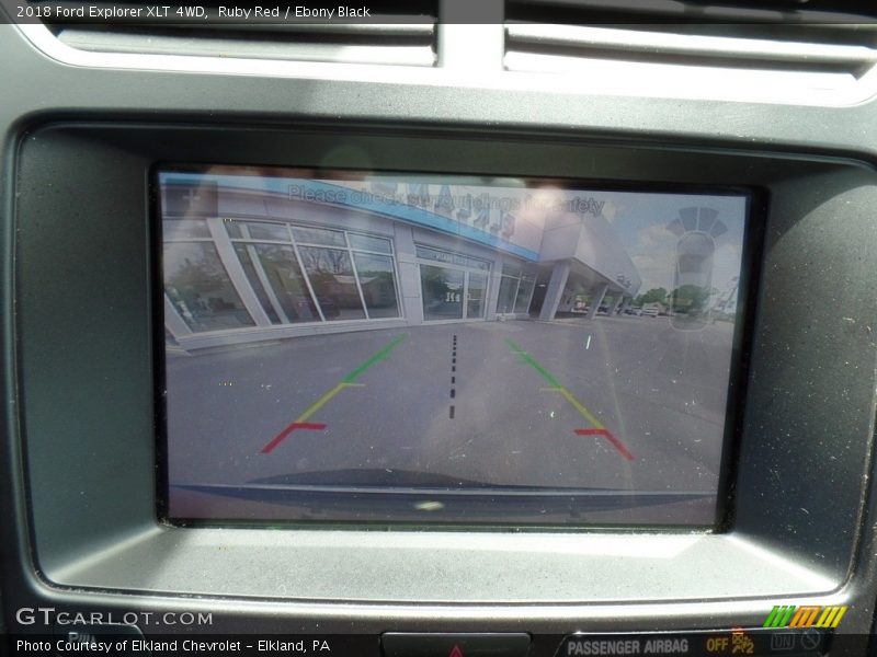 Ruby Red / Ebony Black 2018 Ford Explorer XLT 4WD