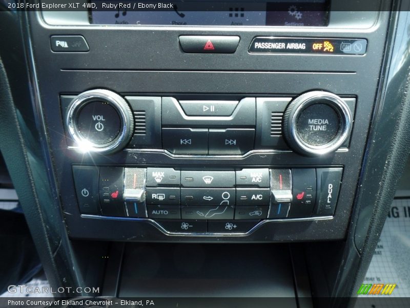Ruby Red / Ebony Black 2018 Ford Explorer XLT 4WD