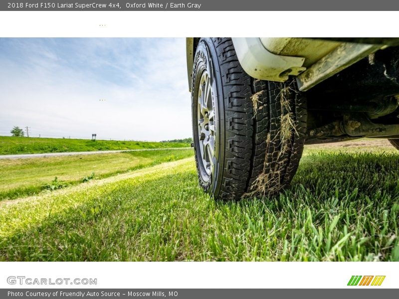 Oxford White / Earth Gray 2018 Ford F150 Lariat SuperCrew 4x4