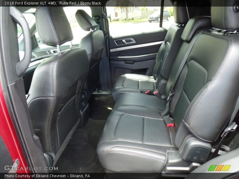Ruby Red / Ebony Black 2018 Ford Explorer XLT 4WD