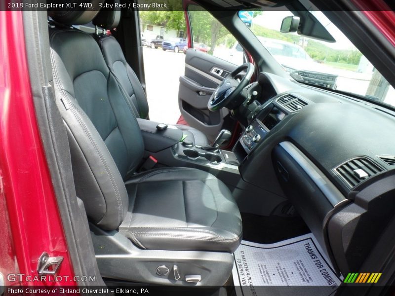 Ruby Red / Ebony Black 2018 Ford Explorer XLT 4WD