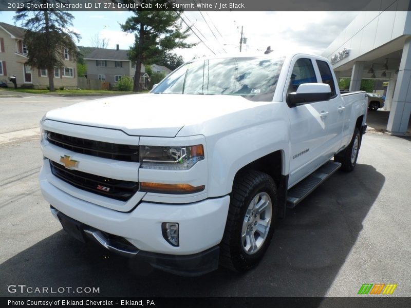 Summit White / Jet Black 2019 Chevrolet Silverado LD LT Z71 Double Cab 4x4