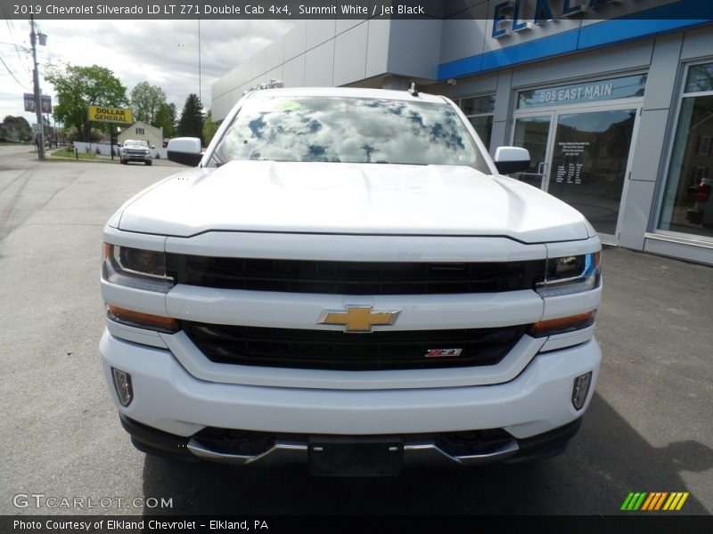 Summit White / Jet Black 2019 Chevrolet Silverado LD LT Z71 Double Cab 4x4