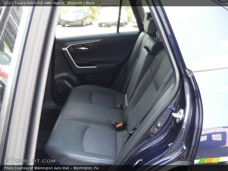 Rear Seat of 2021 RAV4 XSE AWD Hybrid