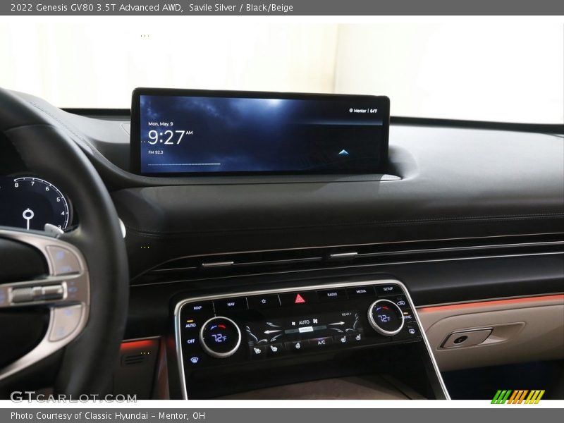Controls of 2022 GV80 3.5T Advanced AWD