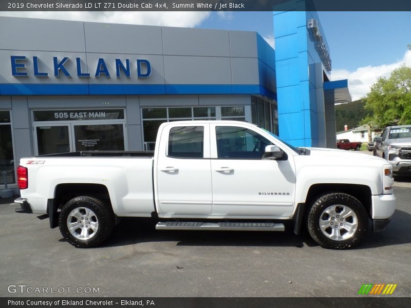 Summit White / Jet Black 2019 Chevrolet Silverado LD LT Z71 Double Cab 4x4