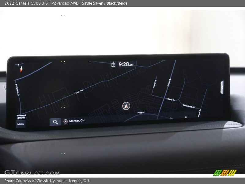 Navigation of 2022 GV80 3.5T Advanced AWD
