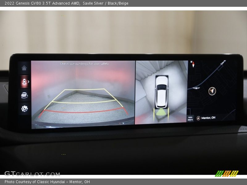 Controls of 2022 GV80 3.5T Advanced AWD