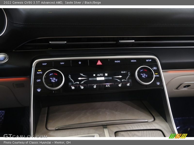 Controls of 2022 GV80 3.5T Advanced AWD