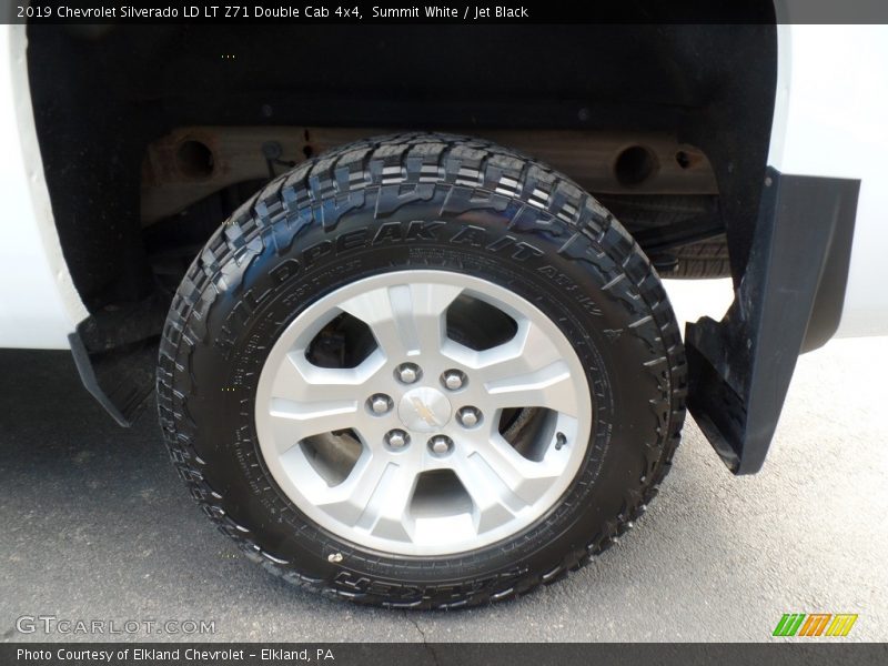 Summit White / Jet Black 2019 Chevrolet Silverado LD LT Z71 Double Cab 4x4