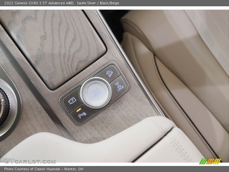 Controls of 2022 GV80 3.5T Advanced AWD