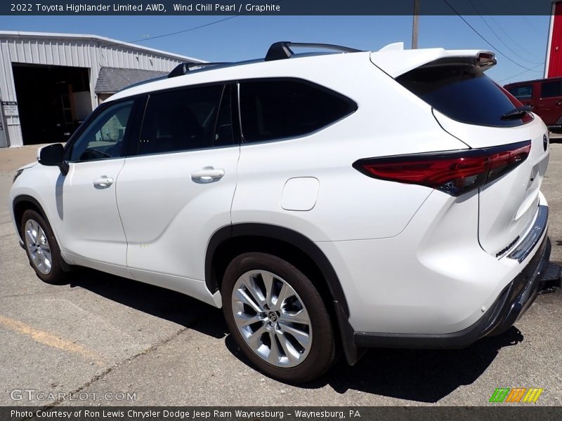 Wind Chill Pearl / Graphite 2022 Toyota Highlander Limited AWD