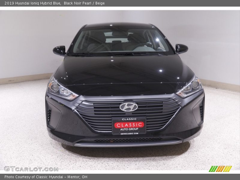 Black Noir Pearl / Beige 2019 Hyundai Ioniq Hybrid Blue