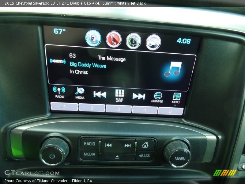 Summit White / Jet Black 2019 Chevrolet Silverado LD LT Z71 Double Cab 4x4
