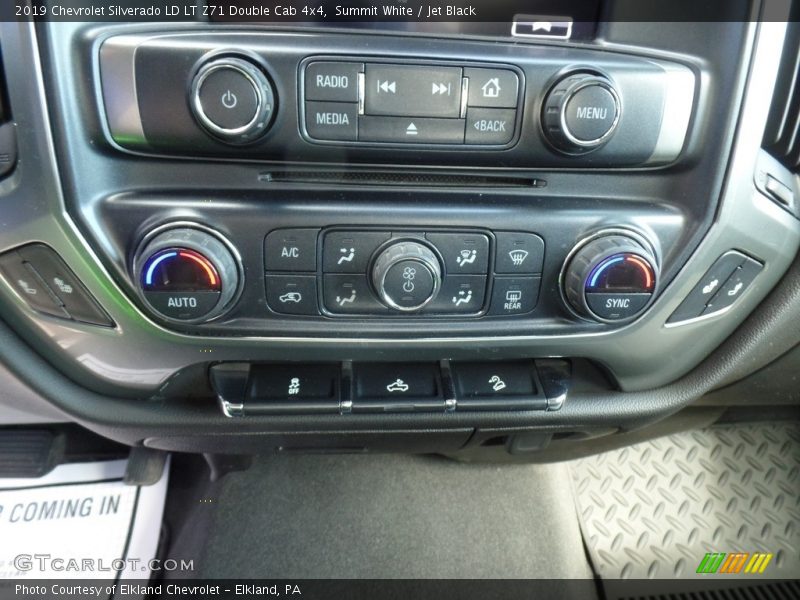 Summit White / Jet Black 2019 Chevrolet Silverado LD LT Z71 Double Cab 4x4