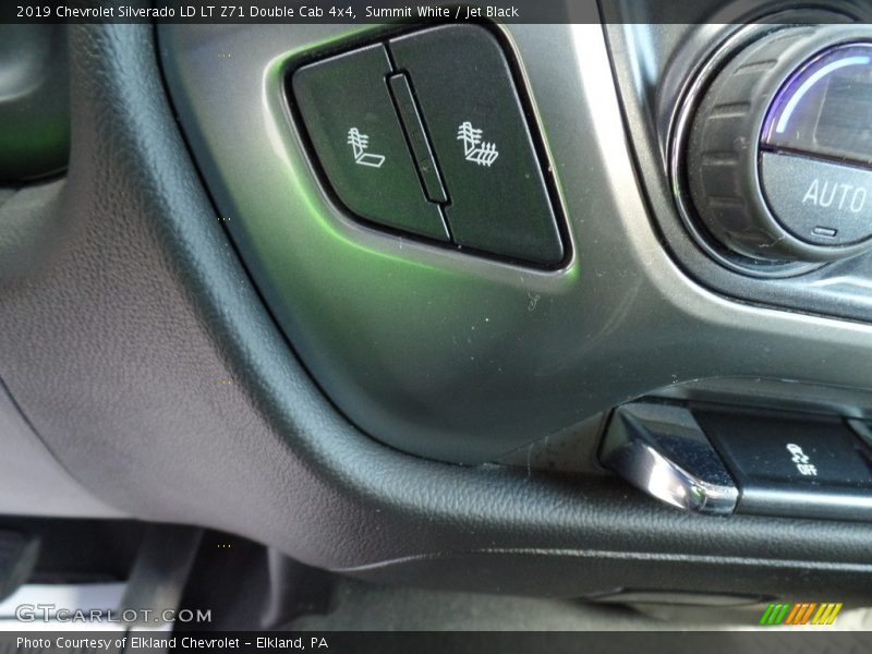 Summit White / Jet Black 2019 Chevrolet Silverado LD LT Z71 Double Cab 4x4