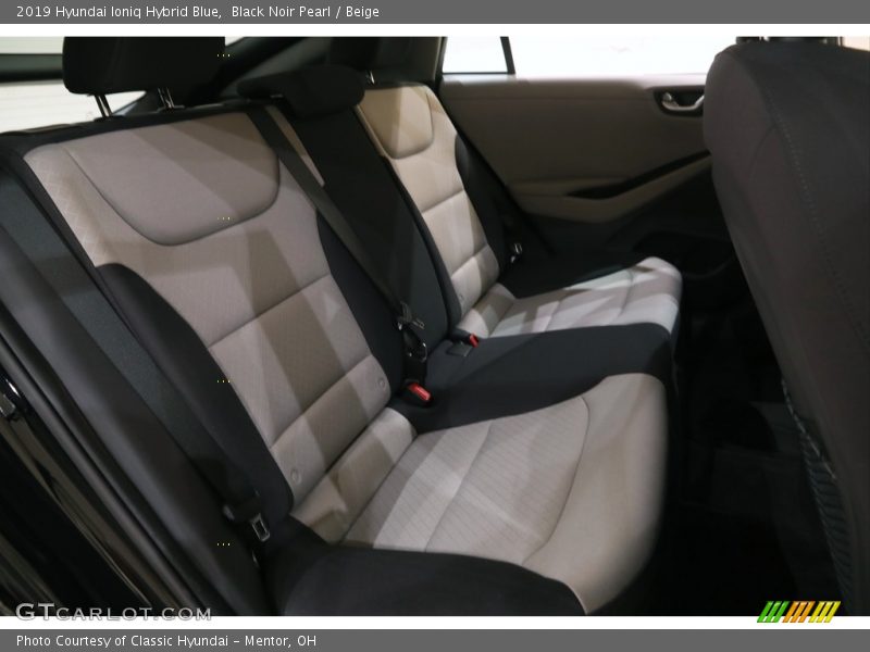 Black Noir Pearl / Beige 2019 Hyundai Ioniq Hybrid Blue