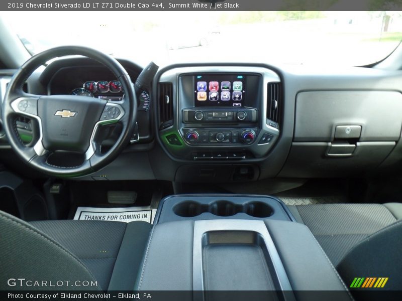 Summit White / Jet Black 2019 Chevrolet Silverado LD LT Z71 Double Cab 4x4